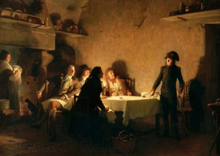 Jean Lecomte Du Nouy The supper of Beaucaire